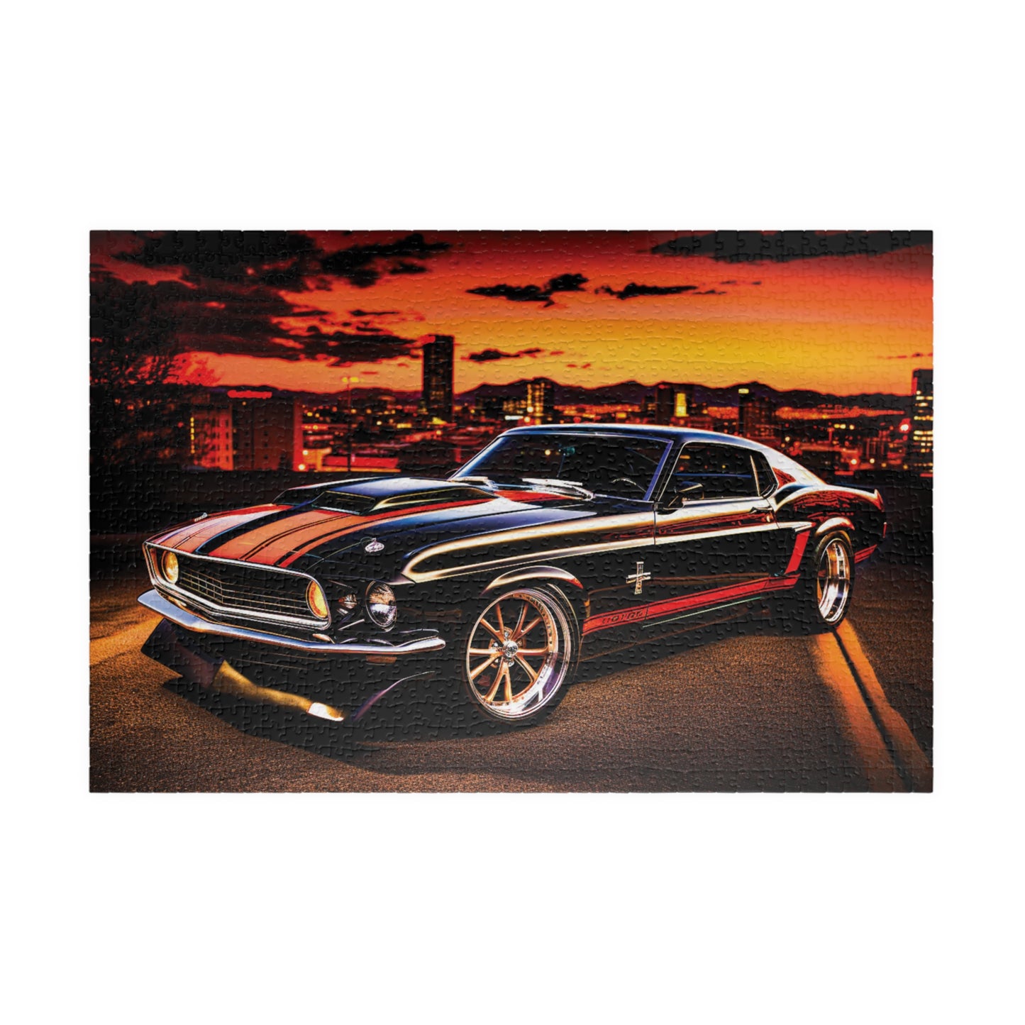 Muscle Car Elegance: Urban Roar