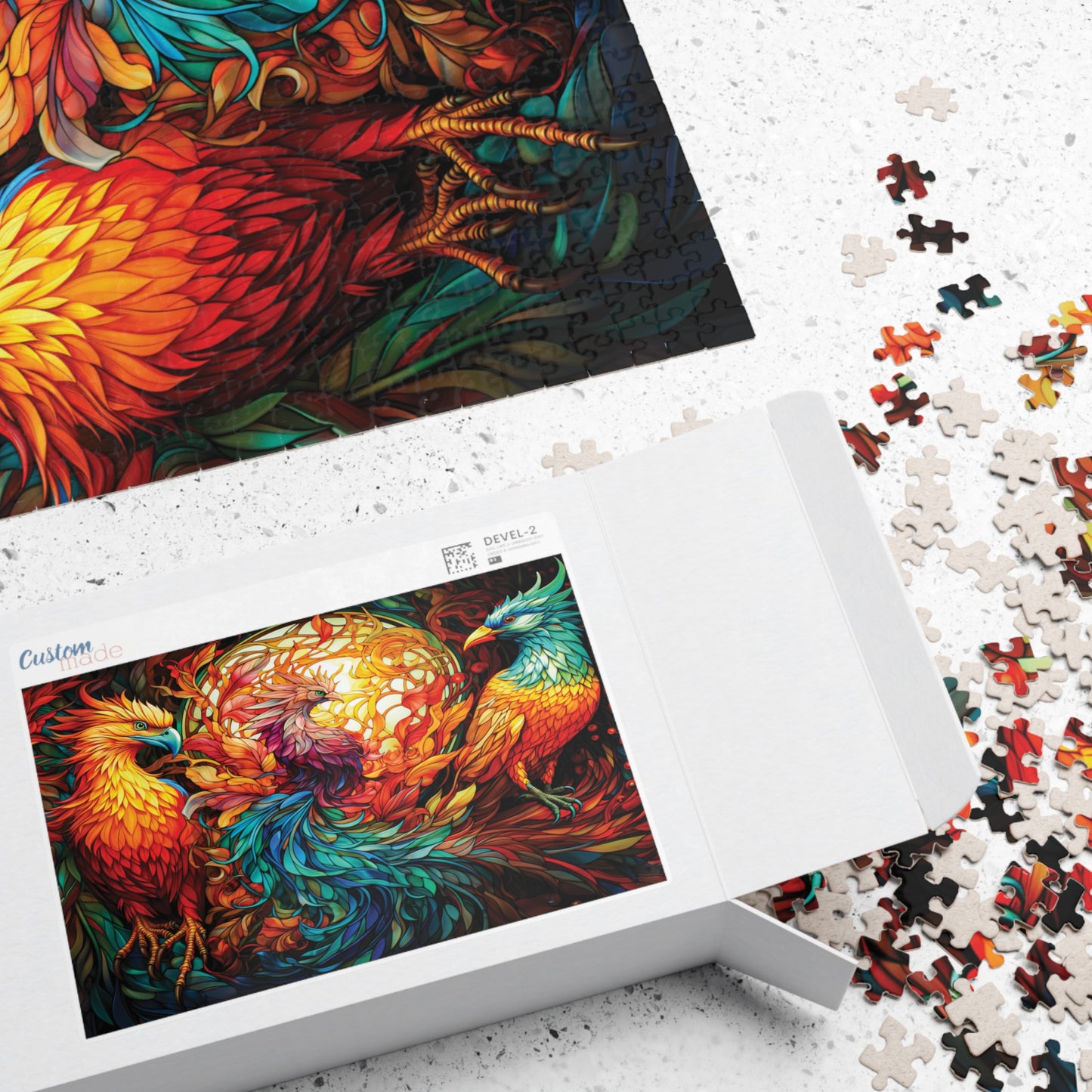 🎨✨Fractal Phoenix: Captivating Artistic Fusion